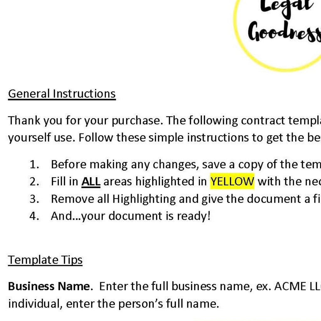 simple client contract template