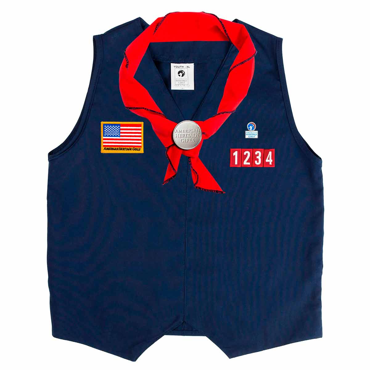 Girl Scouts Official Navy Vest