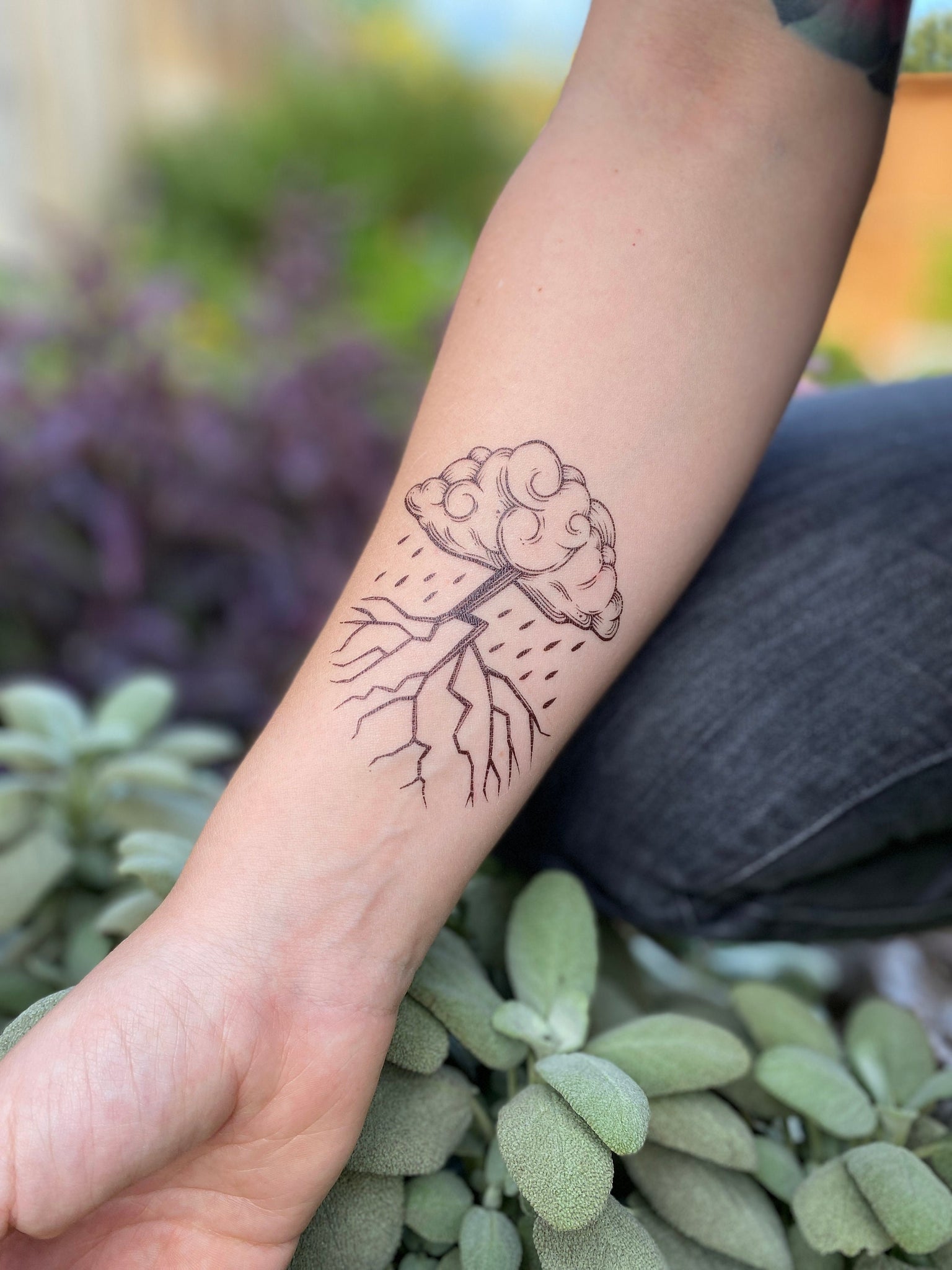 Storm Cloud Temporary Tattoo – NatureTats