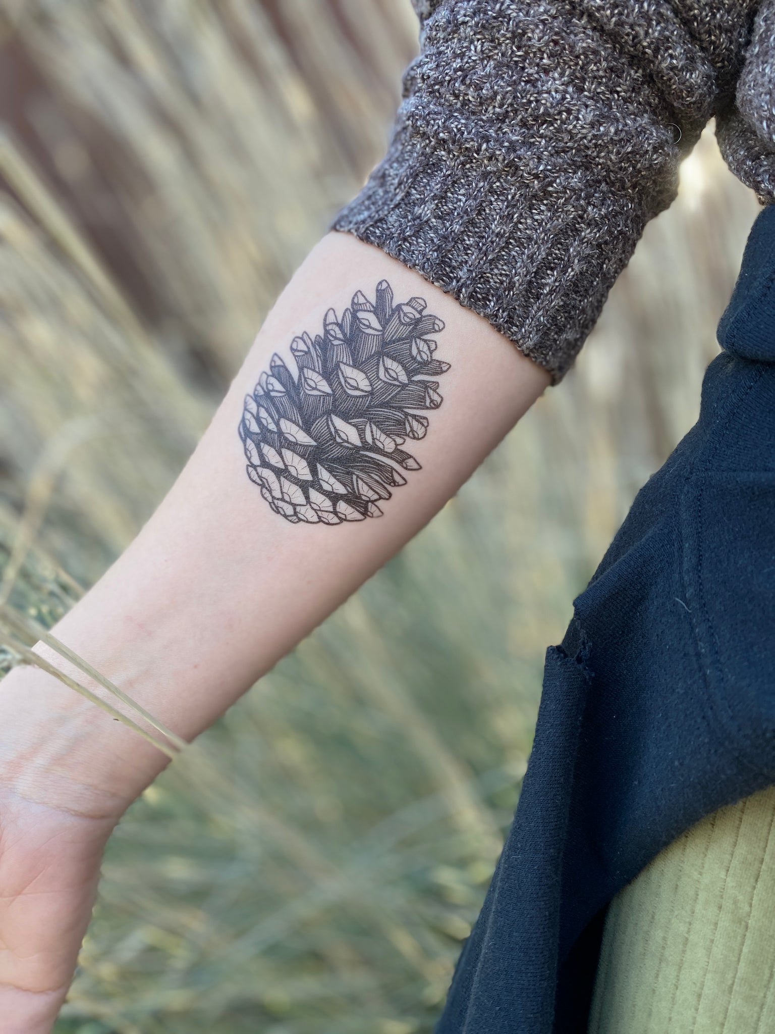 Pinecone Tattoos  Symbol of Human Enlightenment and Eternal Life