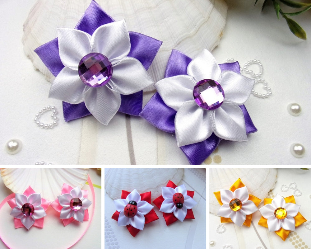 flower barrettes