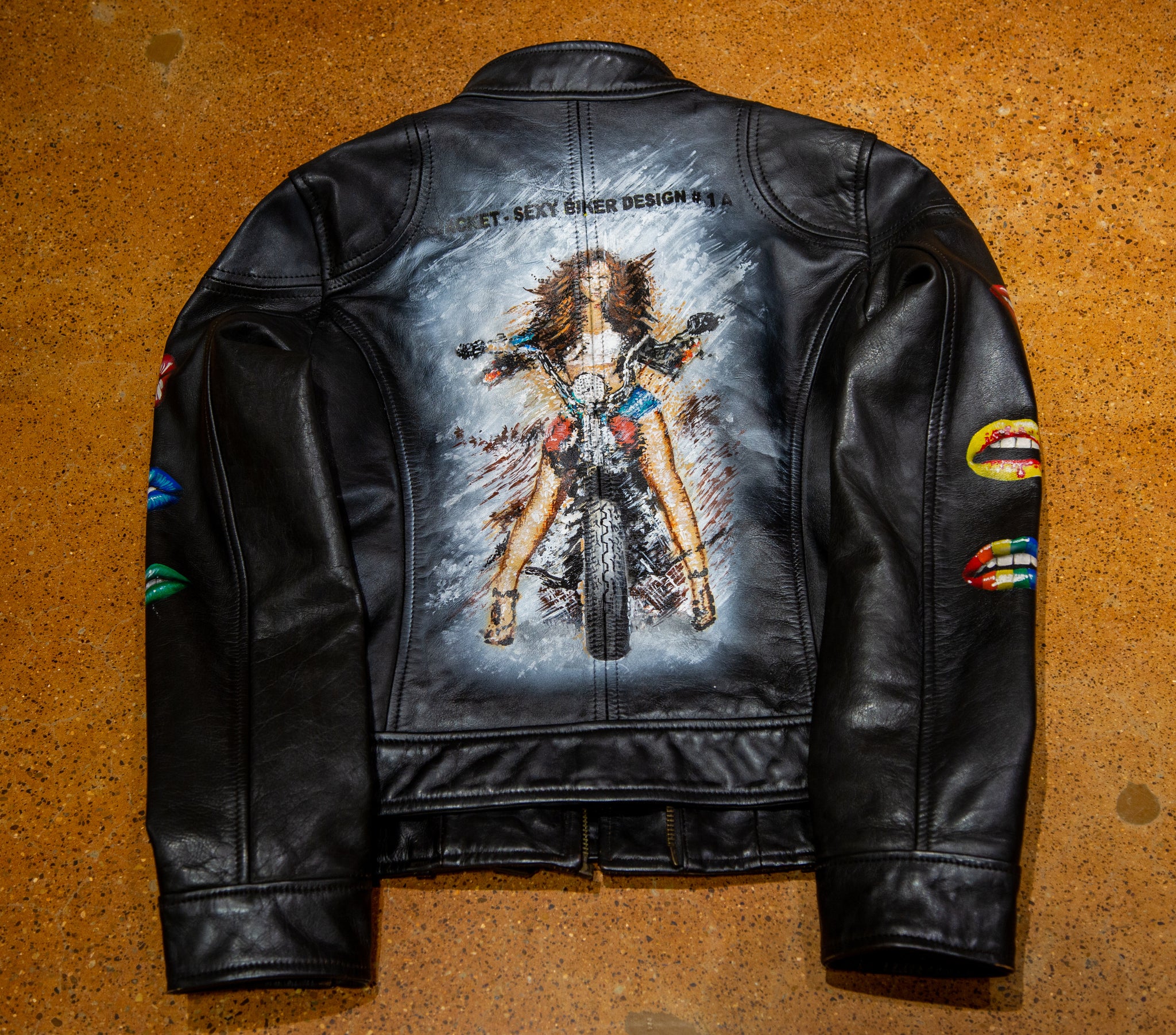 sexy biker jacket