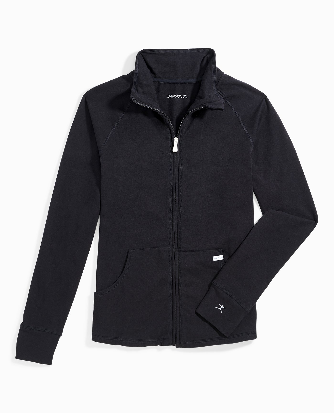 danskin black zip up jacket