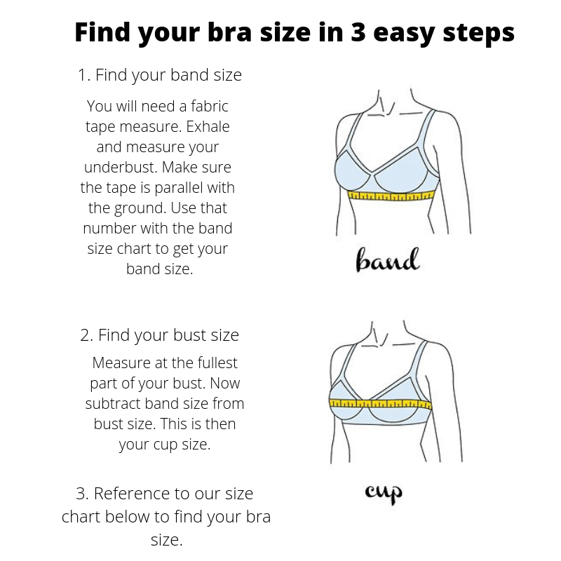 Bra Size Reference Chart