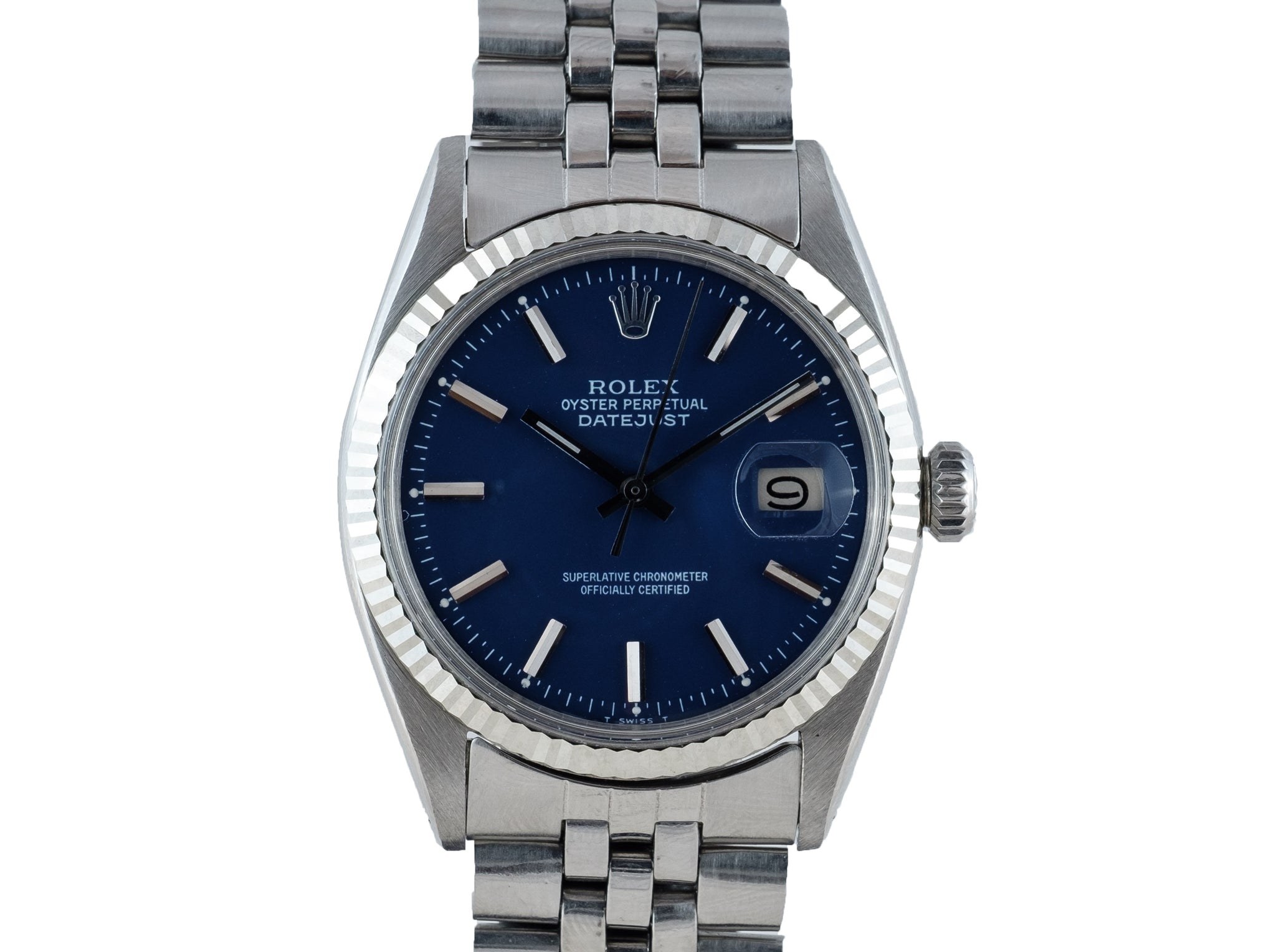 rolex dark blue