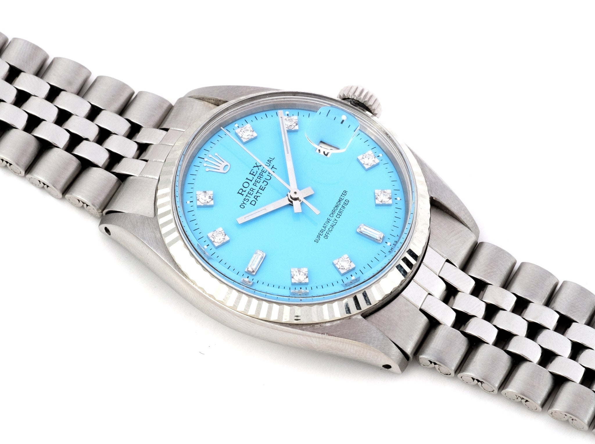 sky blue rolex