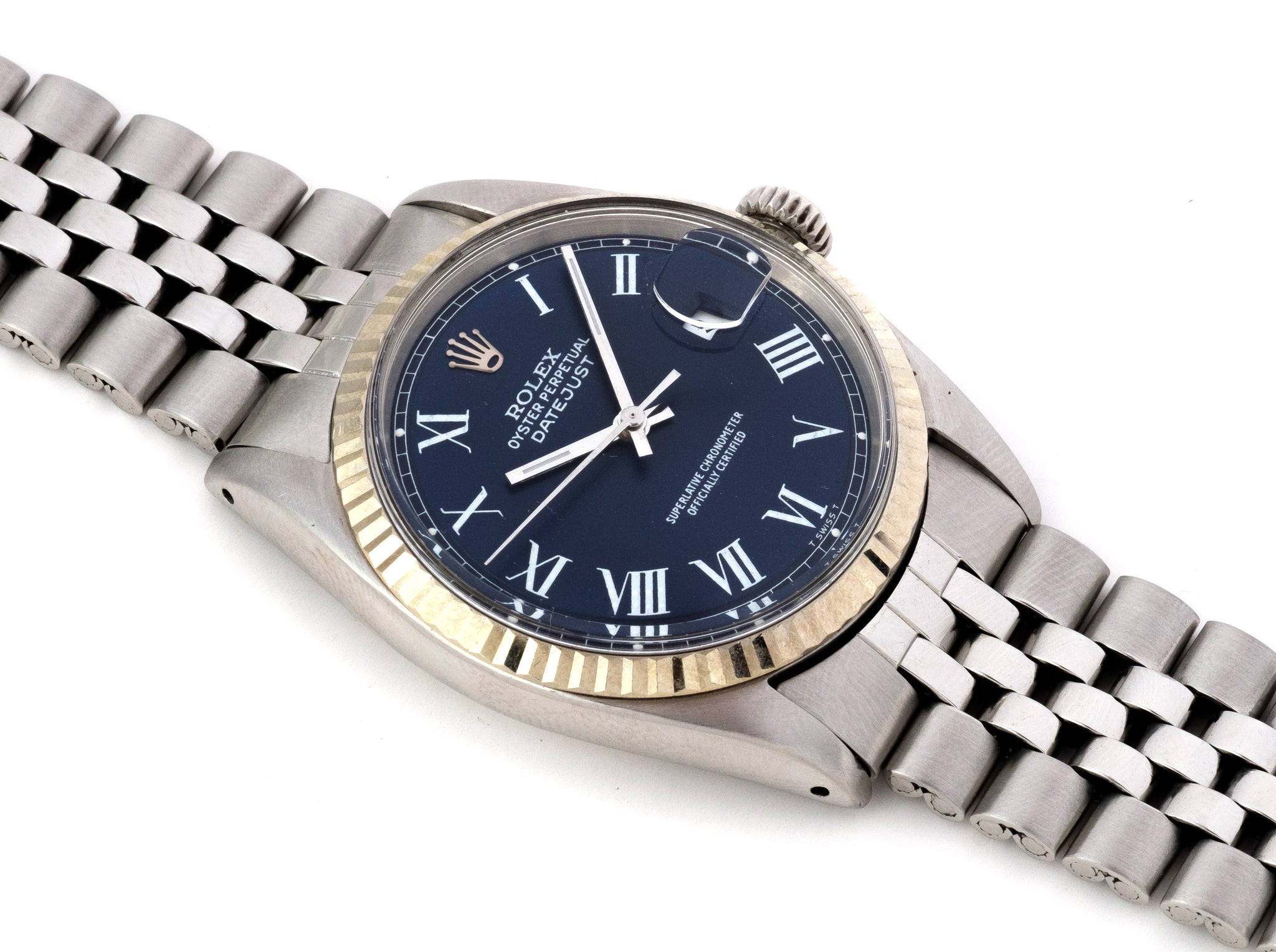 datejust 1601 blue