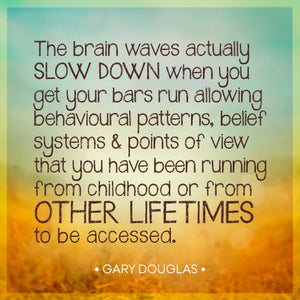 The Bars slow the brain waves allowing behavioral patterns, belief systems and points of view to change.