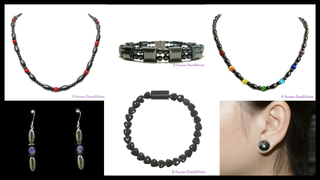 Magnetic Therapy Jewelry | Necklaces Bracelets Anklets Earrings & Rings | Magnetic Therapy | Access Possibilities