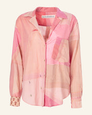 Patti Pink Sky Kantha Shirt