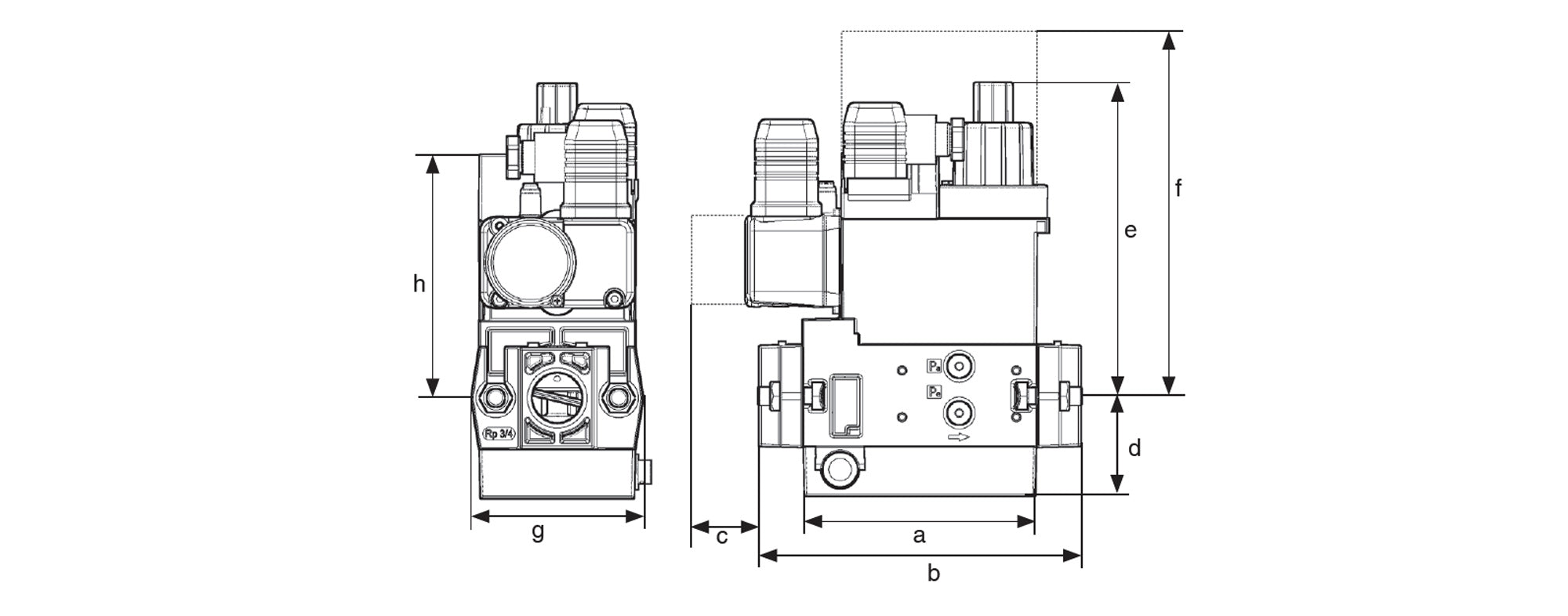 Dungs MBDLE 412 B01 S20 尺寸