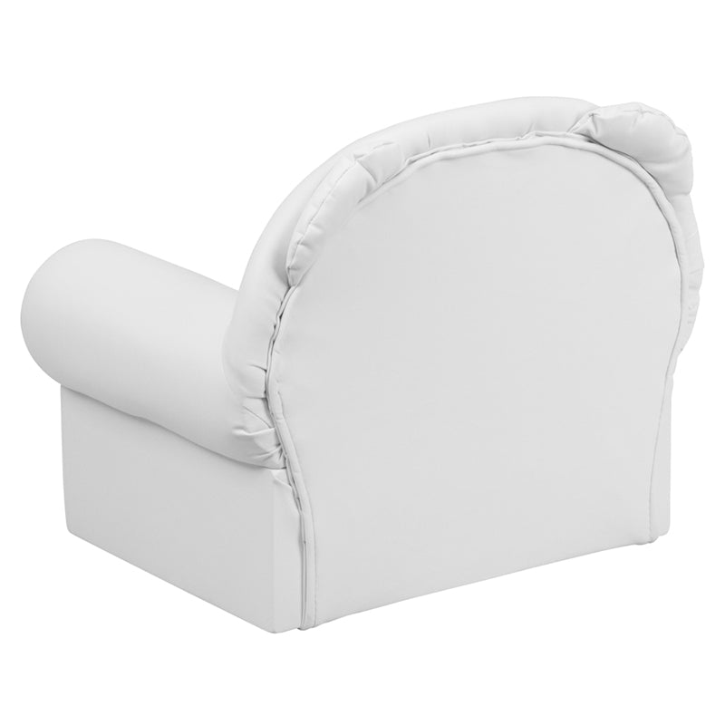 white oversized chair