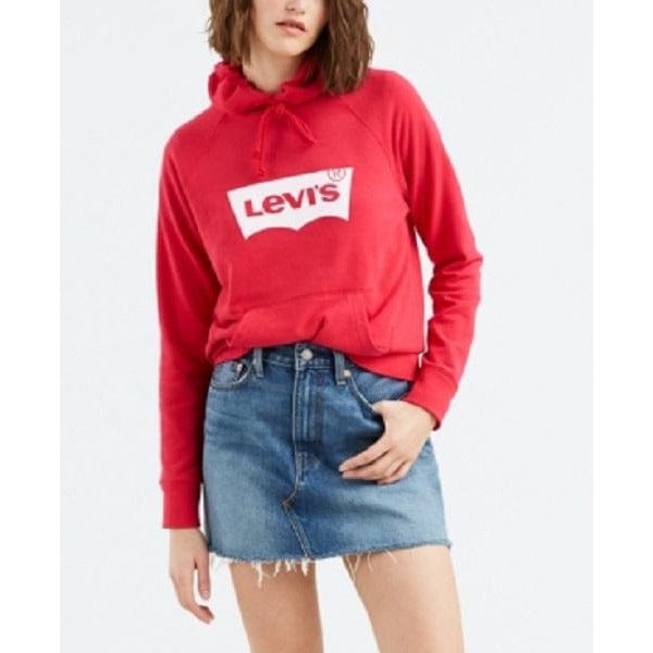 Levis Womens Batwing Logo Hoodie Red Medium | Animal Lover Gifts – The Pink  Pigs, Animal Lover's Boutique