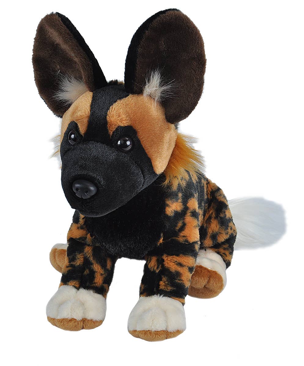 african wild dog stuffed animal