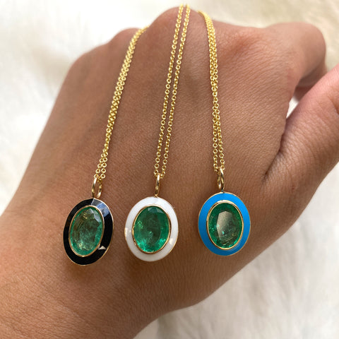 Goshwara Queen Rock Crystal Emerald Cut East West Pendant JP0143-RC-EN –  Topper Fine Jewelers