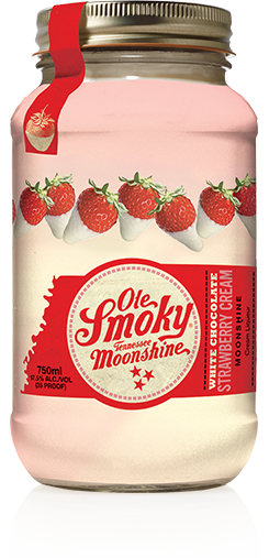 White Chocolate Strawberry Cream Ole Smoky Moonshine
