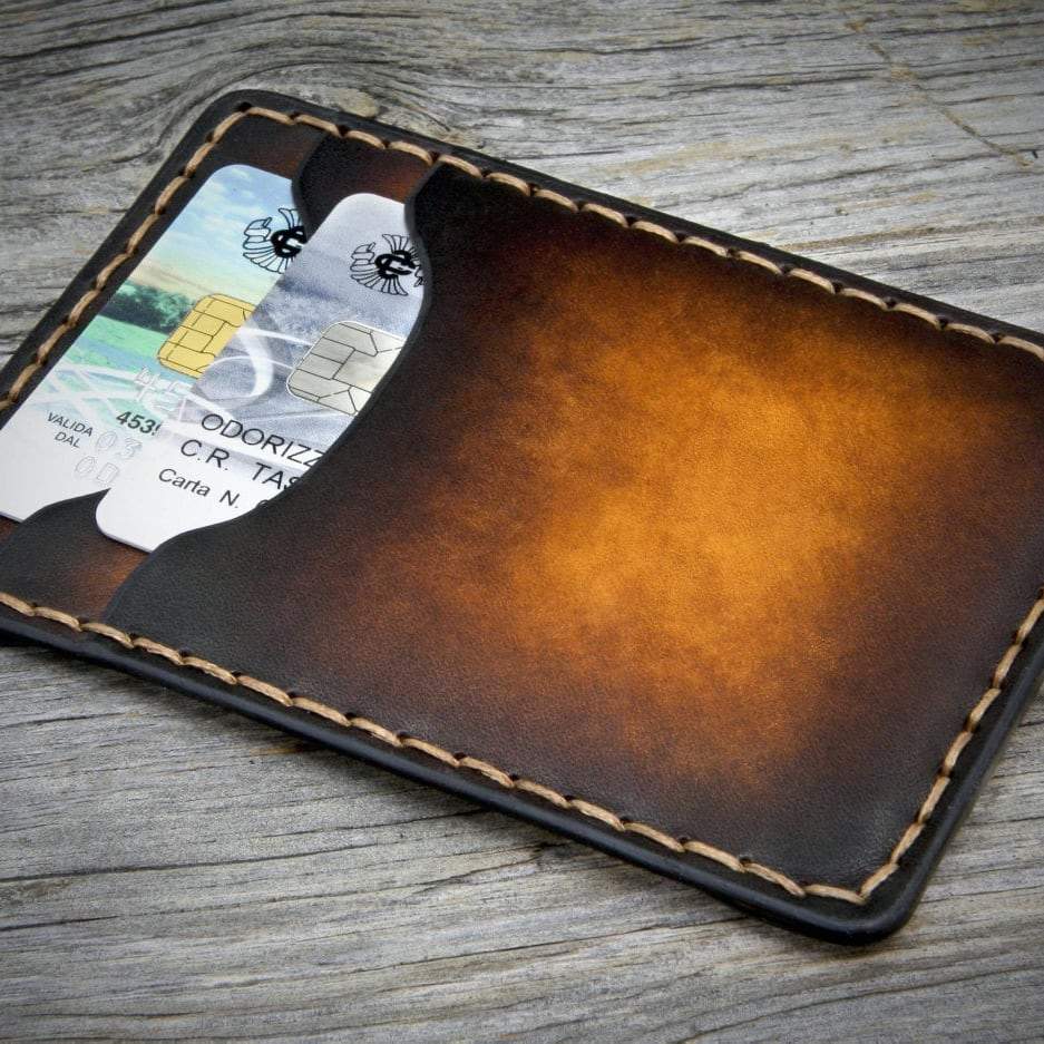 Handmade Italian Leather Slim Card Wallet