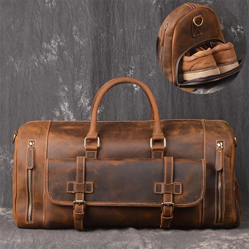 Men's Luxury Leather Travel Bag | Paul Smith