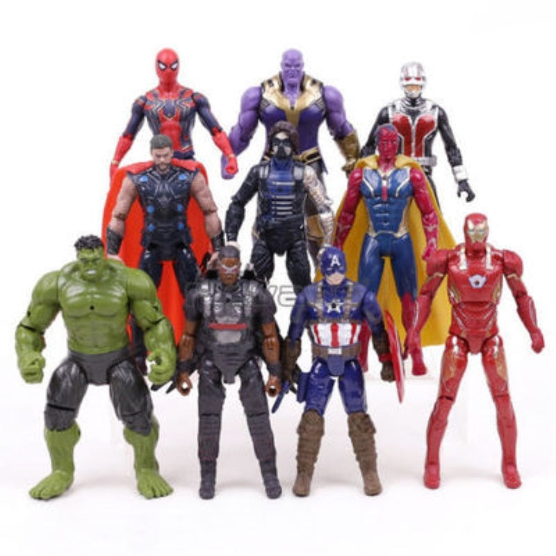 infinity war action figure set