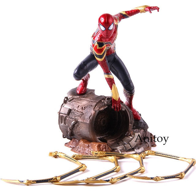 iron spiderman figure