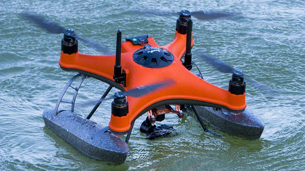 Quadcopter drone - Mariner - SWELLPRO - waterproof / floating