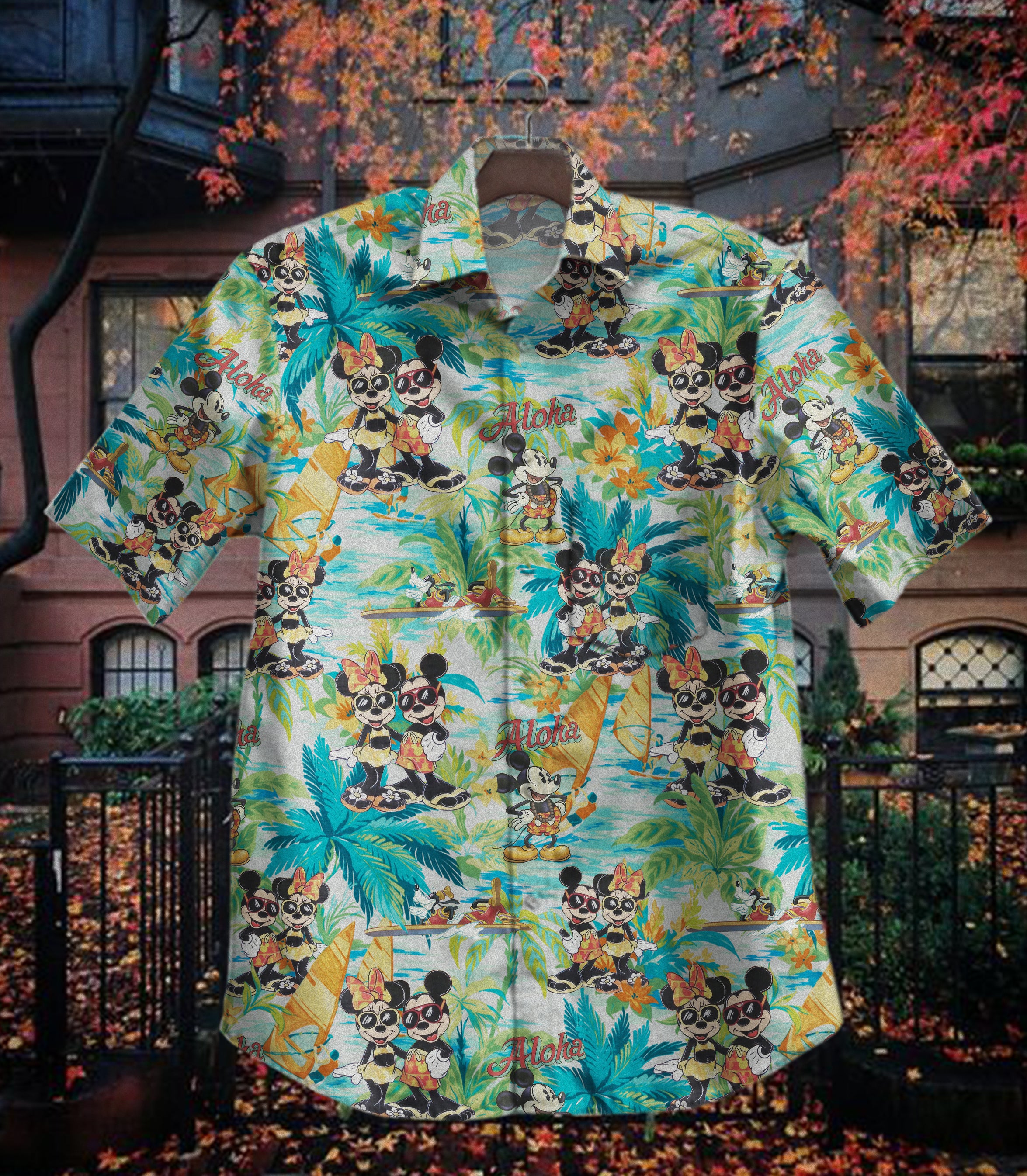 mickey hawaiian shirt