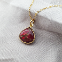 Harfi | January Birthstone Necklace - Garnet