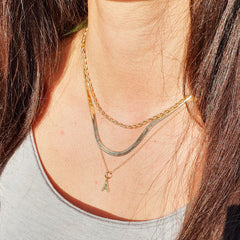 Gold Necklace Layering