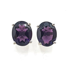 Amethyst Earrings - February Birthstone Earrings