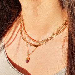 Gold Necklace Layering