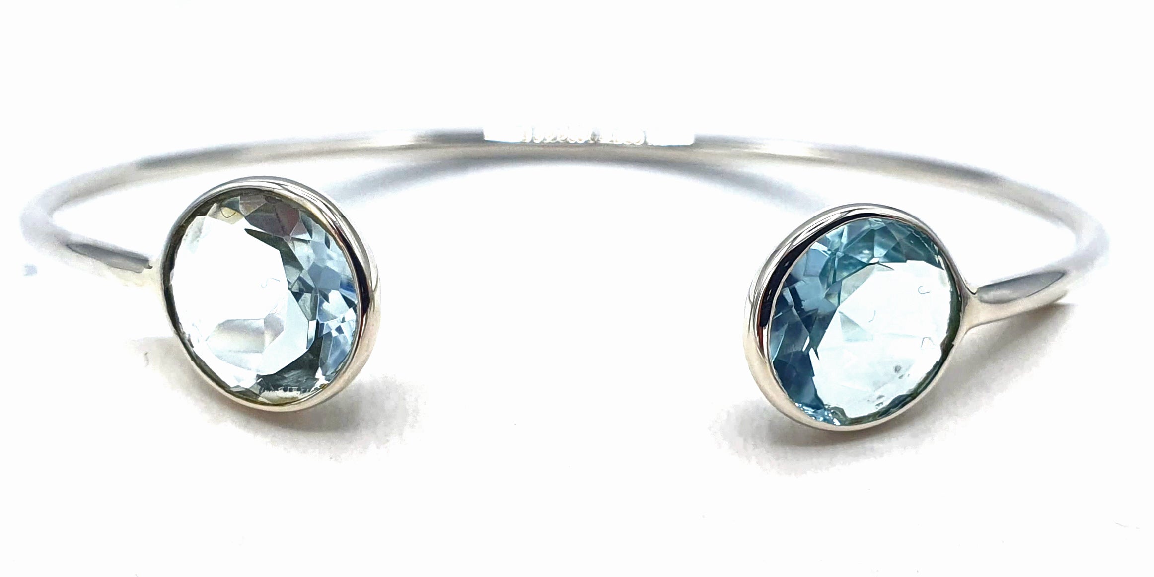 Sky Blue Topaz Sterling Silver Bracelet - November Birthstone Bracelet