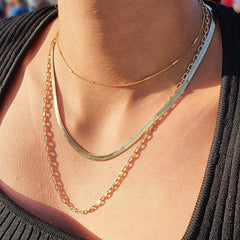 Gold Necklace Layering