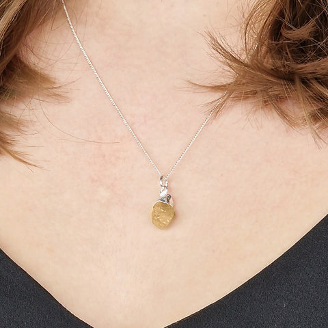 Citrine Birthstone Necklace