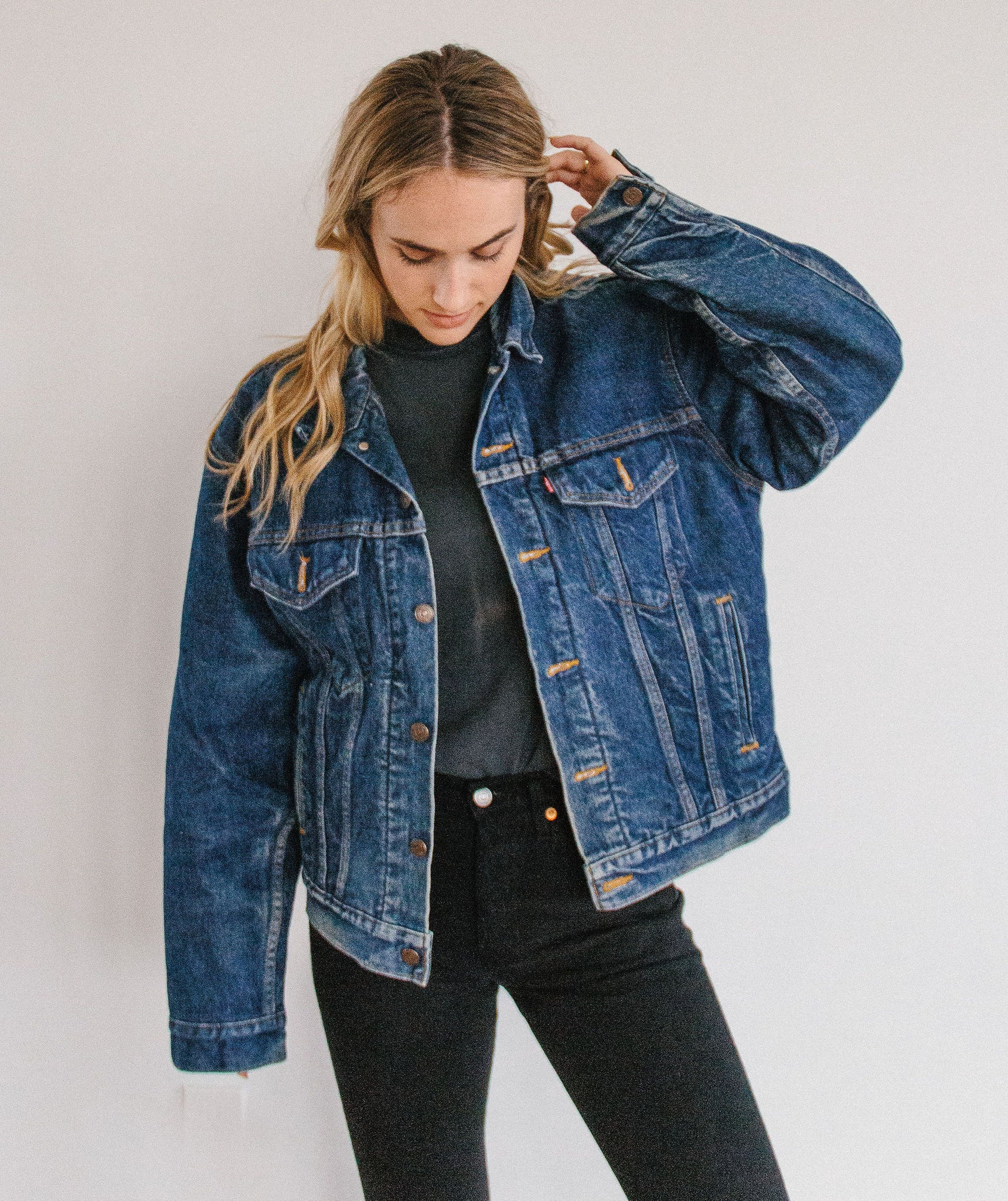 levi's flannel lined denim jacket