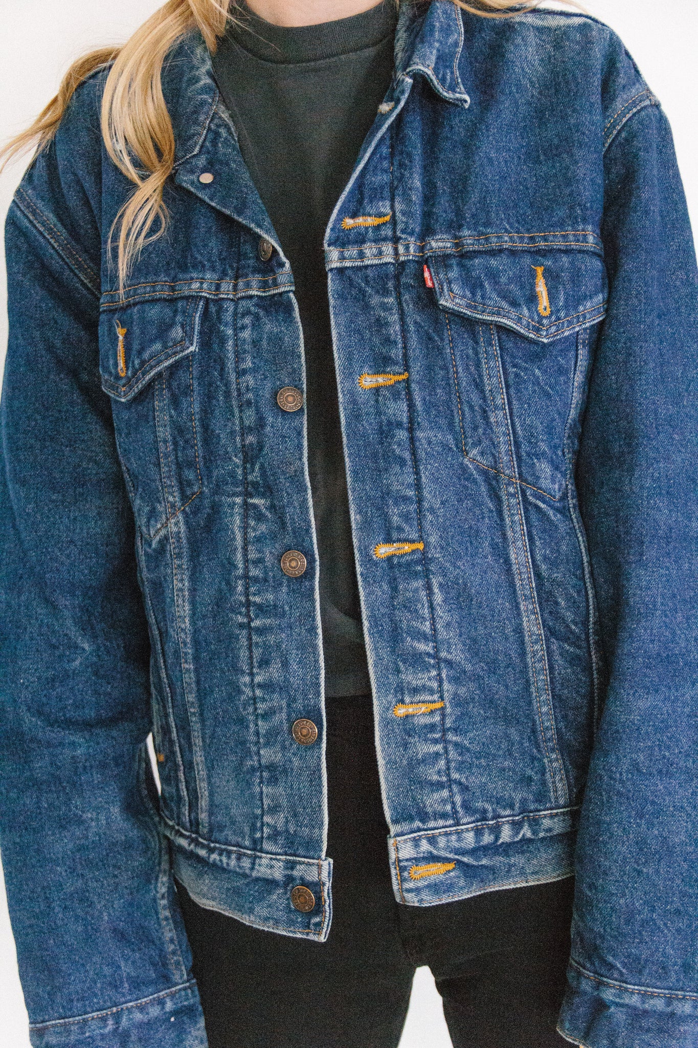 levi jean jacket flannel lined