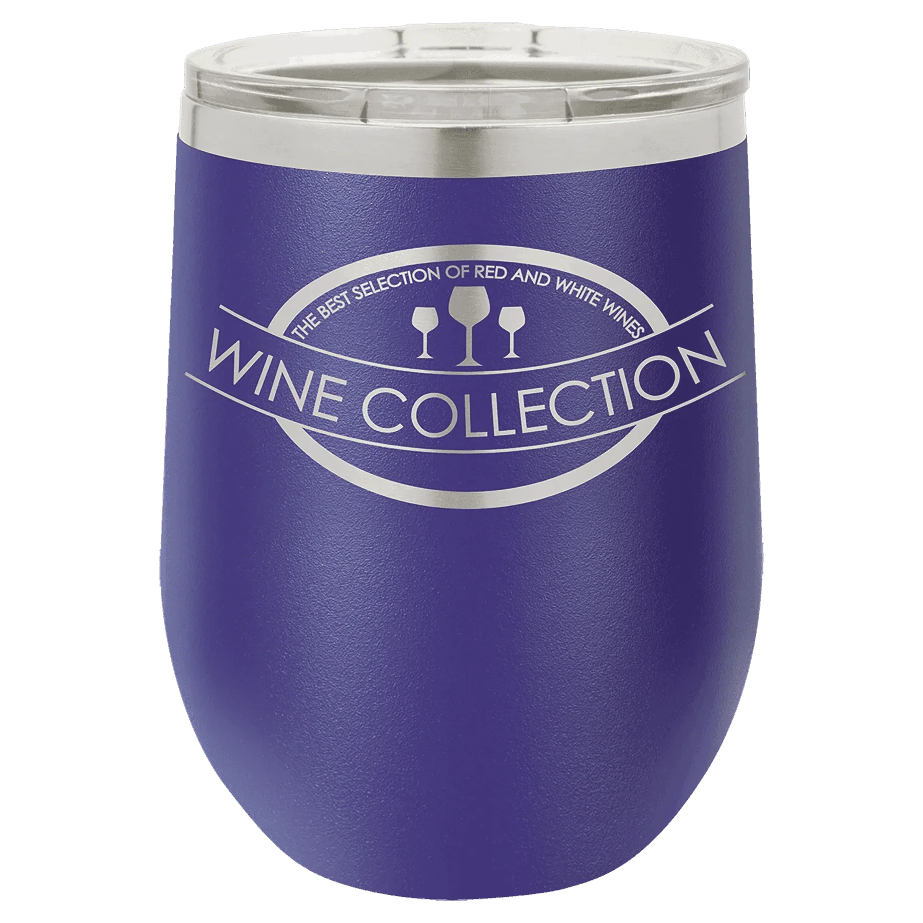 12oz Purple Stemless Wine Chiller