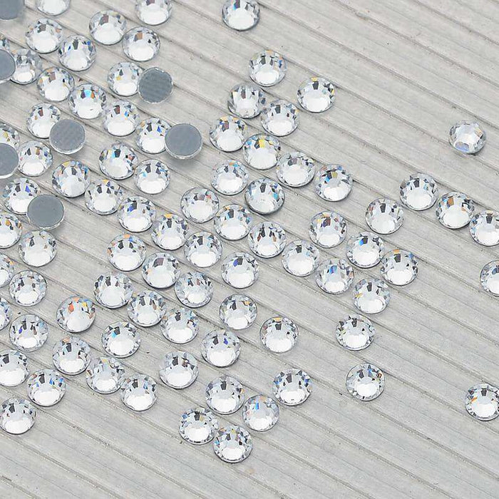 Clear Hotfix Rhinestones Glass Strass Iron On Hot fix Crystal For