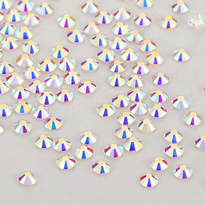 Flat back, Dance With Me™ crystal hotfix rhinestone, crystal clear, foil  back, 4.6-4.8mm rose, SS20. Sold per pkg of 1,440 (10 gross). - Fire  Mountain Gems and Beads
