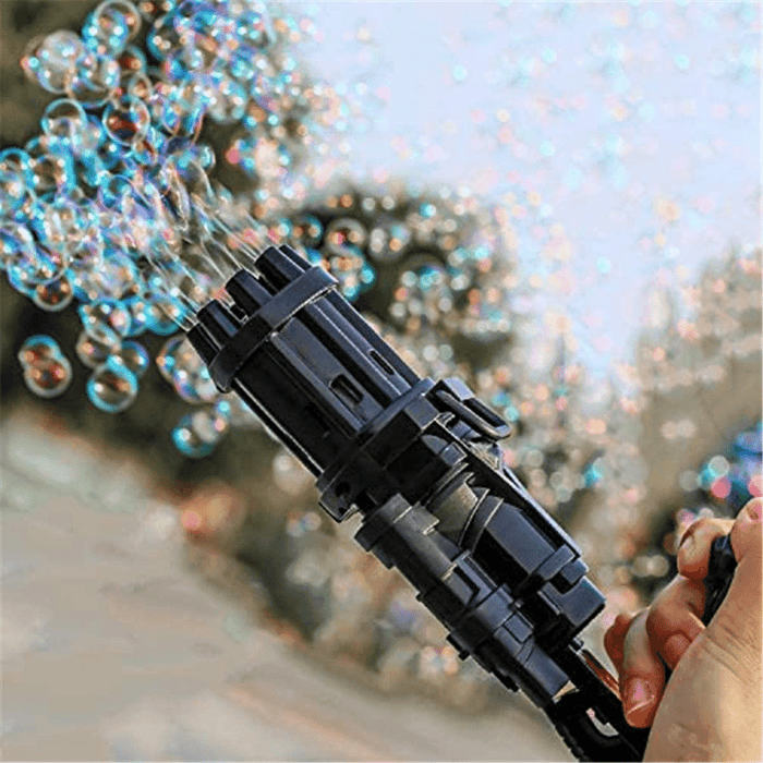 Pistola de Burbujas Electric Bubble Gun Gatling Varios Colores - iMports 77
