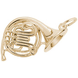 Rembrandt Charms 10K Yellow Gold French Horn Charm Pendant