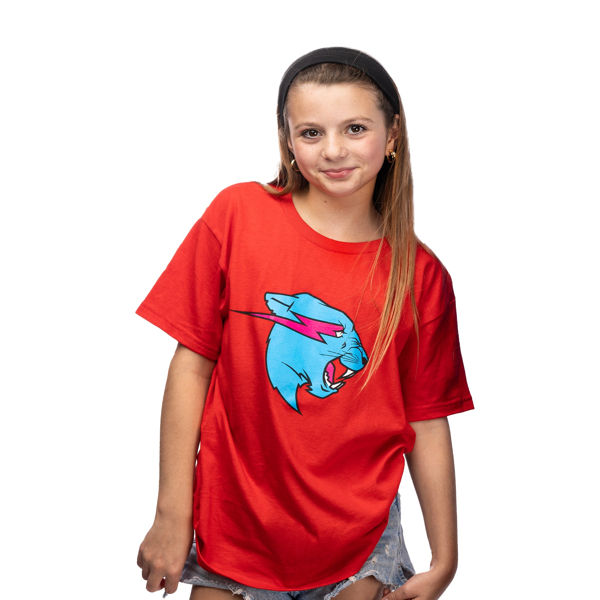 Product image for KIDS BASICS - PANTHER TEE - RED
