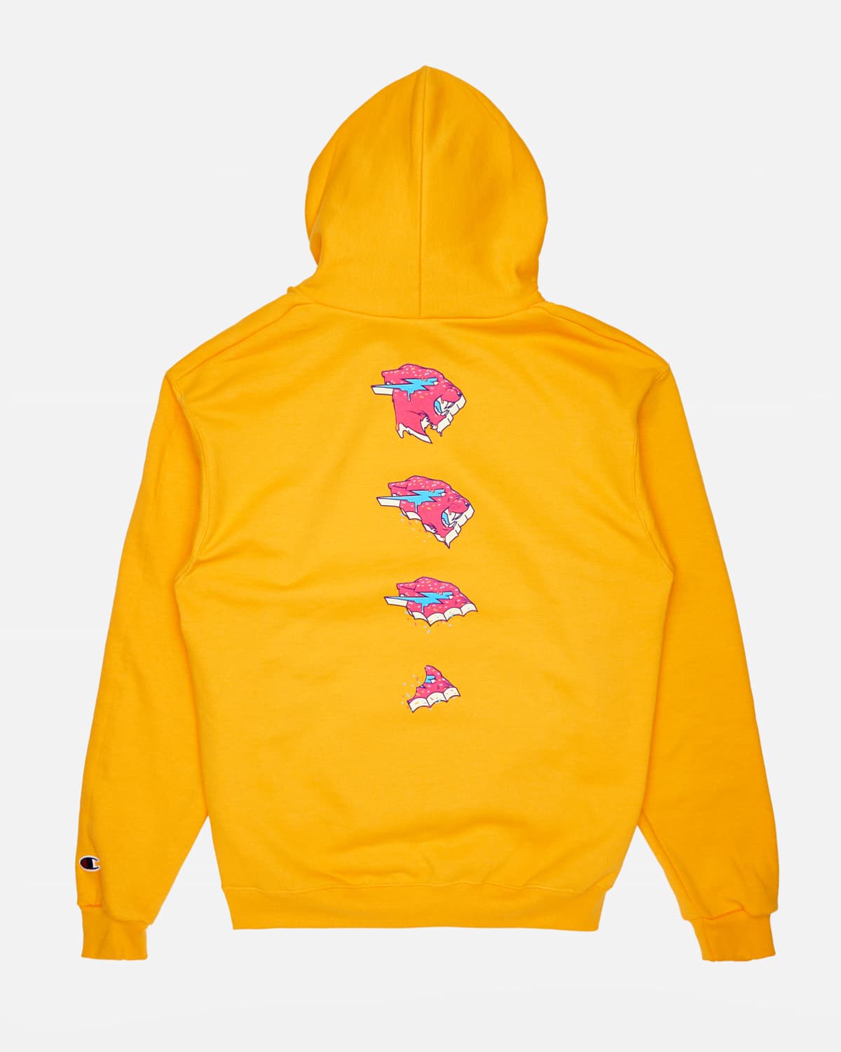 light yellow champion hoodie