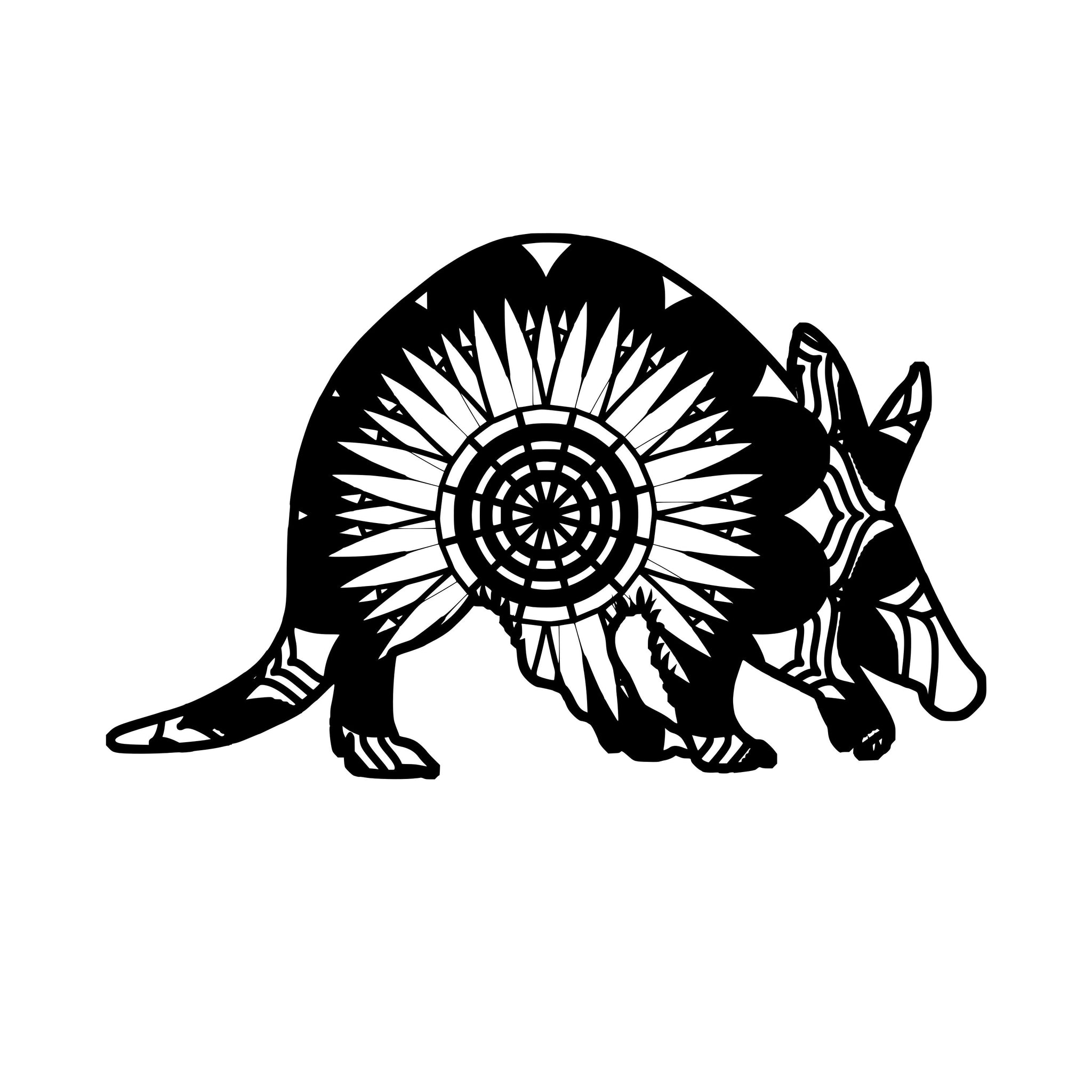 Aardvark Mandala Animals Svg Mandalasvg Com