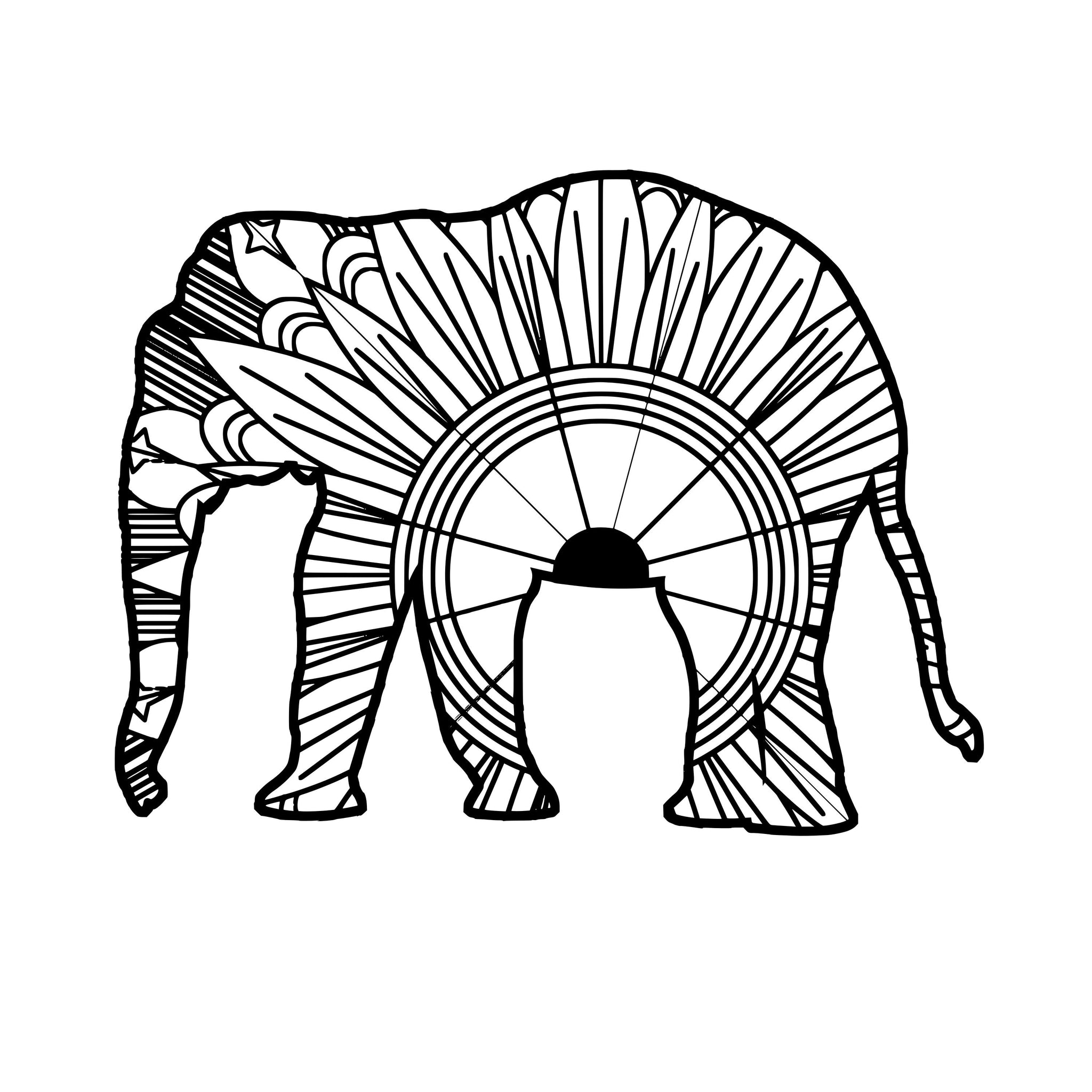 Free Free 100 Elephant Svg Mandala SVG PNG EPS DXF File