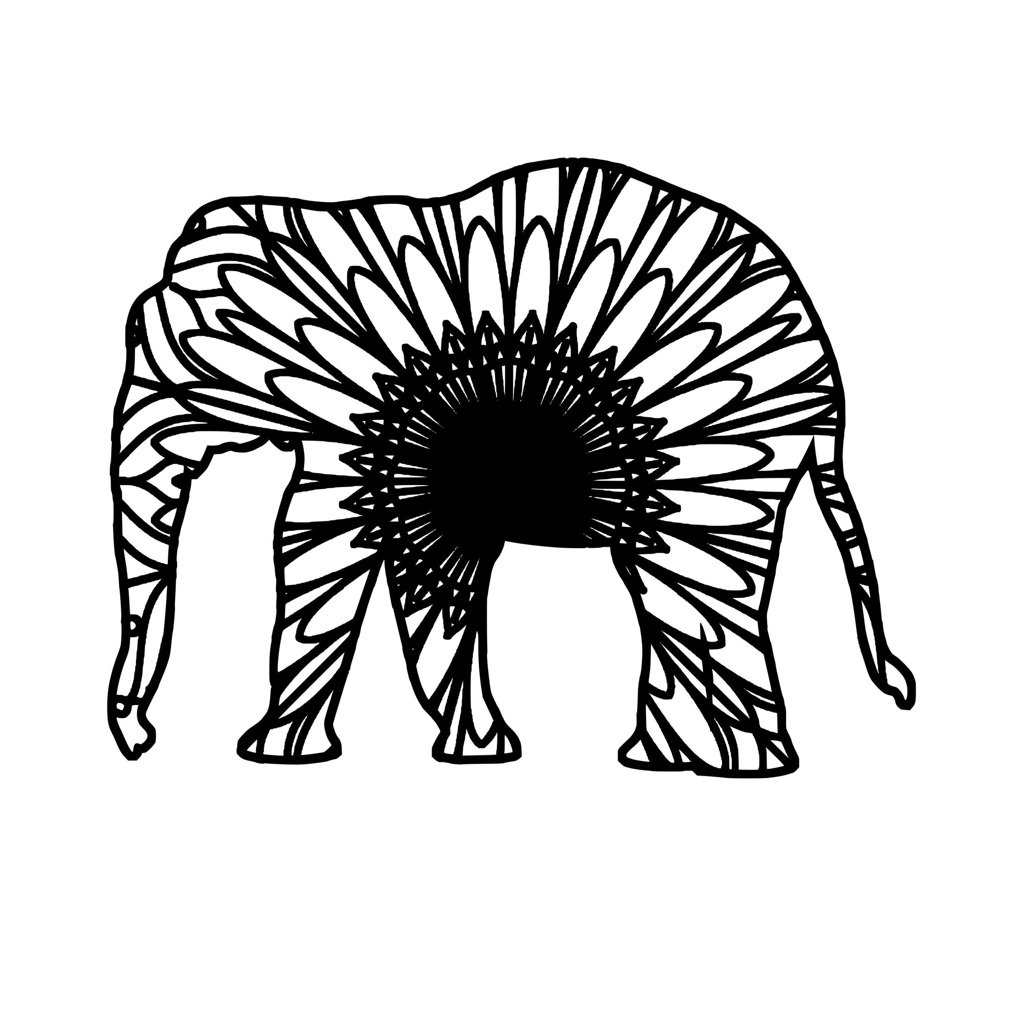 Download Asian Elephant Mandala Asian Elephant Mandala Svg Asian Elephant A Mandalasvg Com