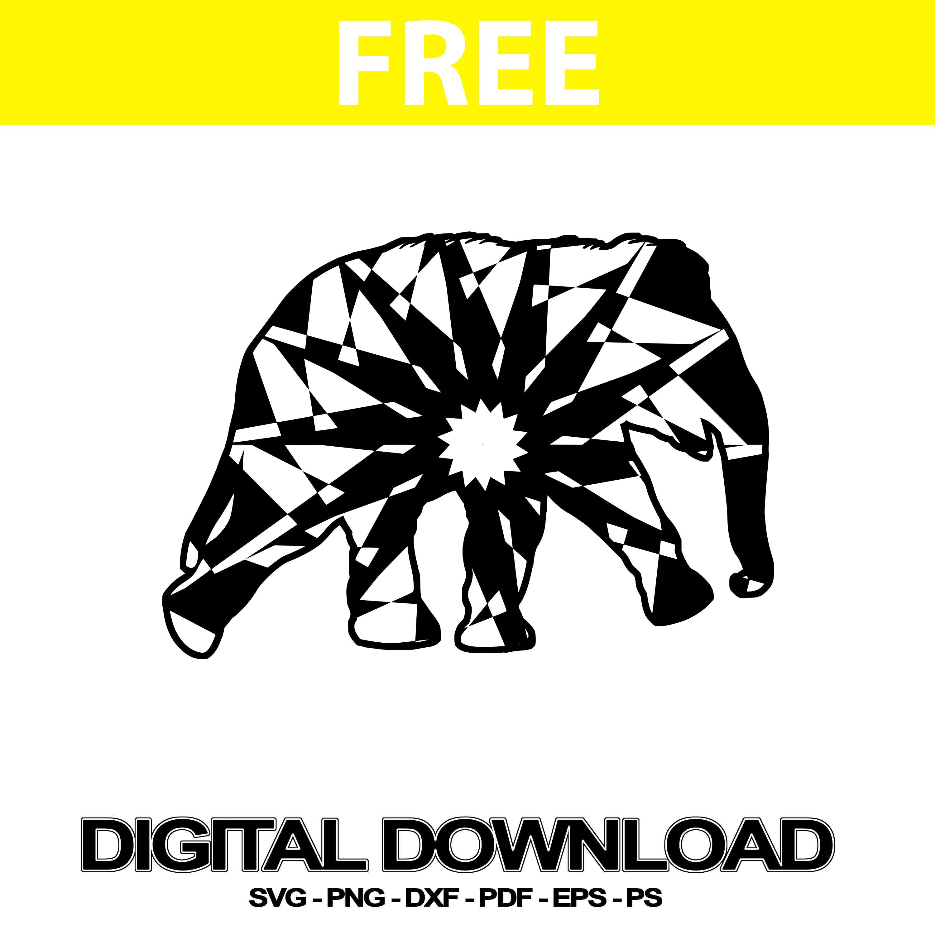 Baby Elephant Svg Downloads Mandala Design Svg Free Mandalasvg Com