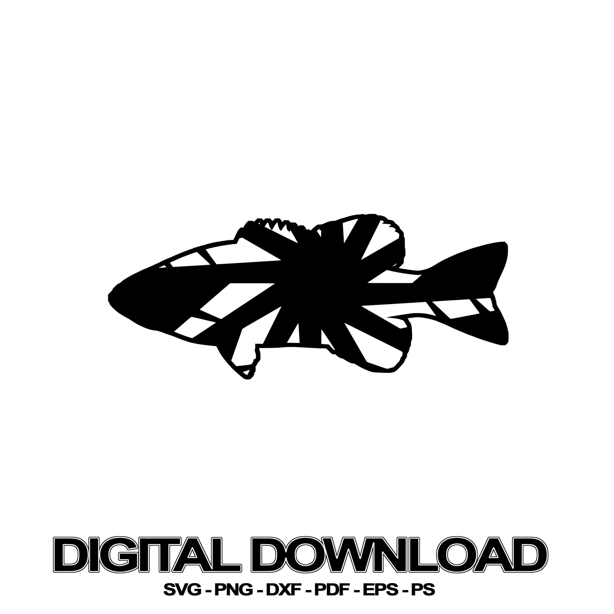 Download Bass Fish Mandala October Edition Svg Digital Picture Download File Di Mandalasvg Com