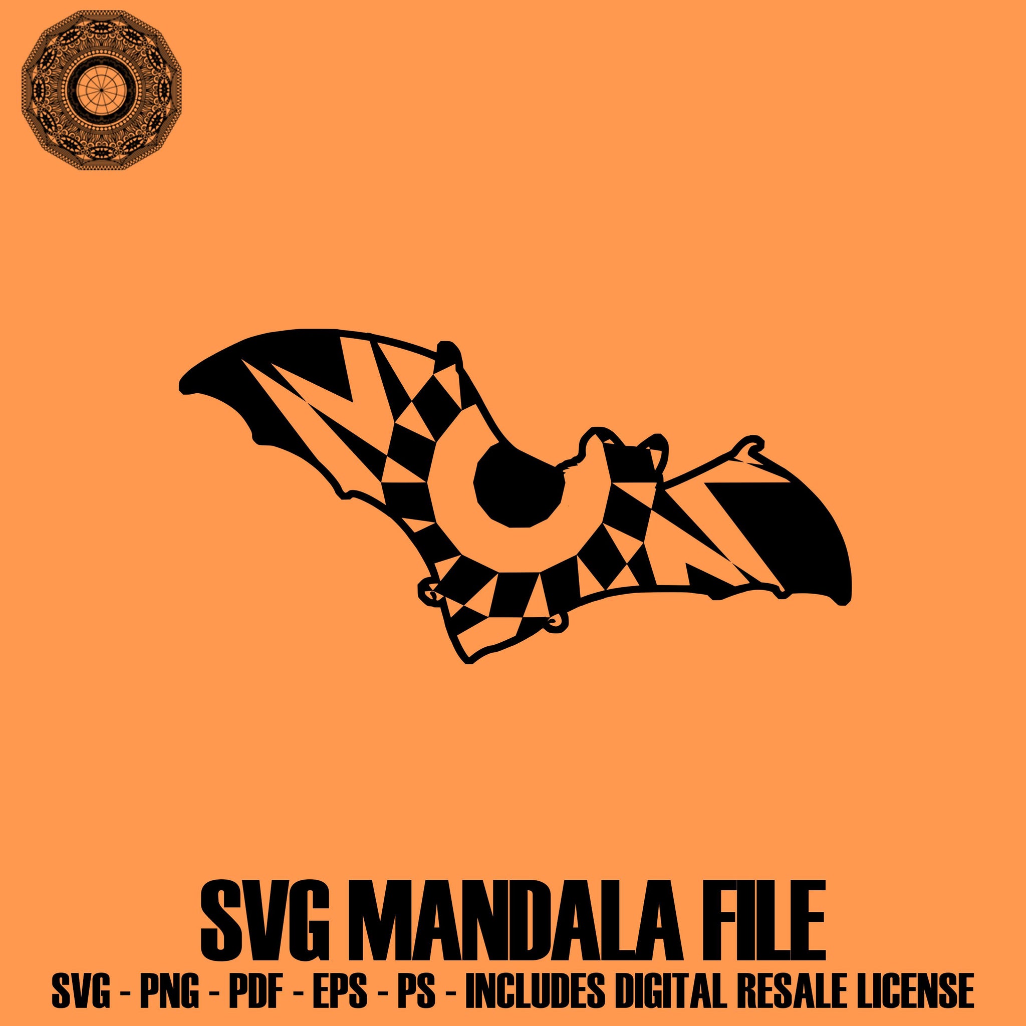 Download Bat Free Svg Cut Mandala Png Mandala Graphics Mandalasvg Com