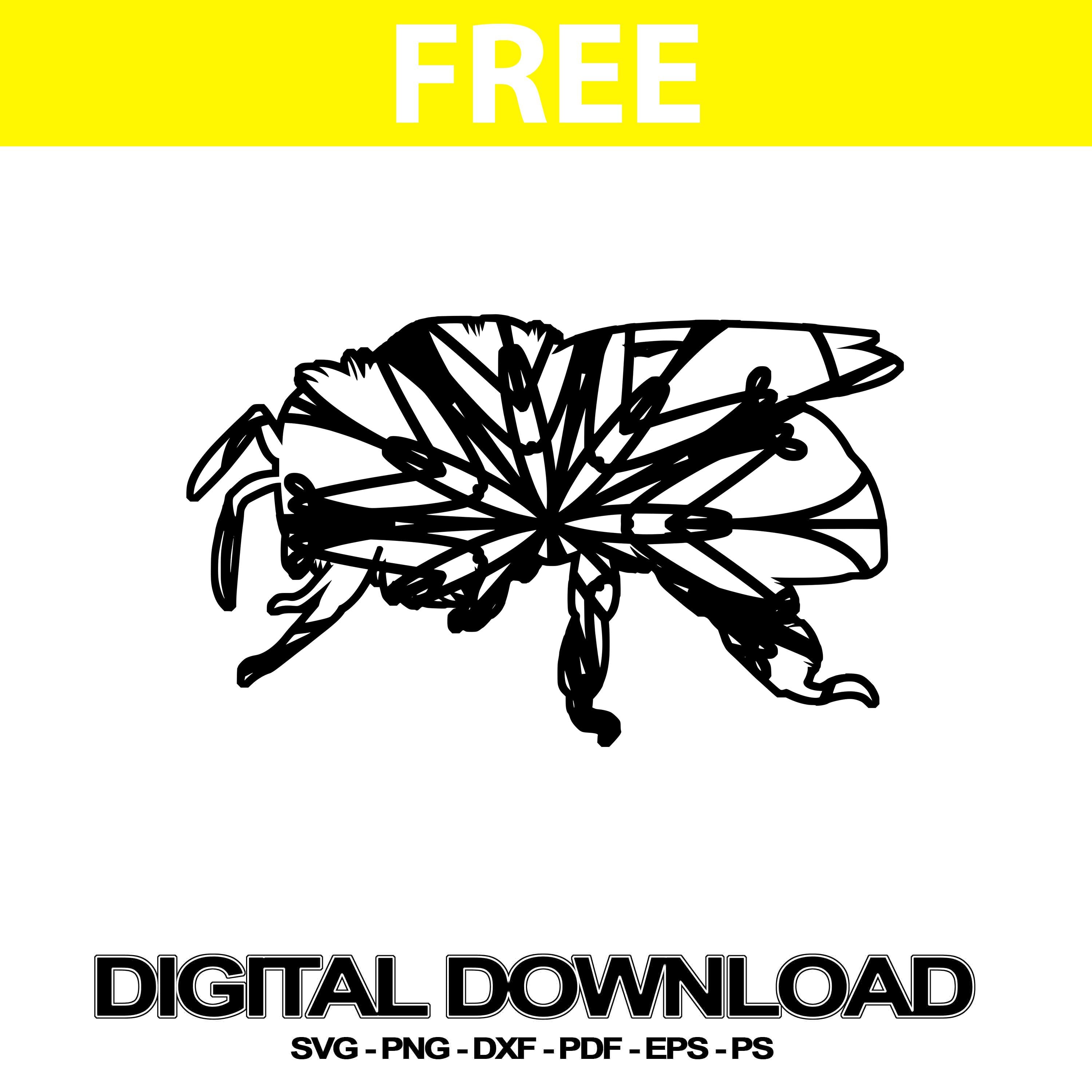 Download Bee Svg Free Mandala Files Svg Free Mandalasvg Com