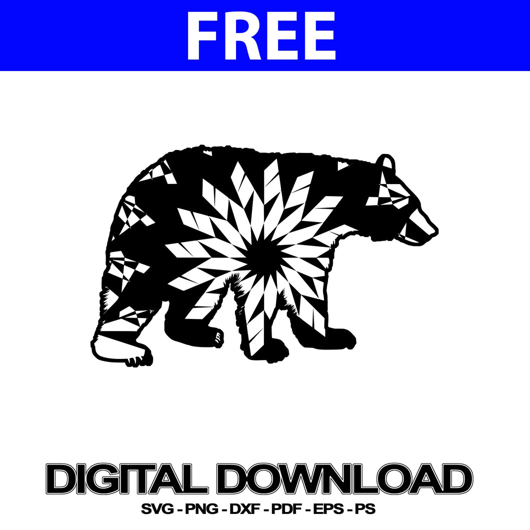 Download Black Bear Svg Free Silhouette | Svg Free - Mandalasvg.com